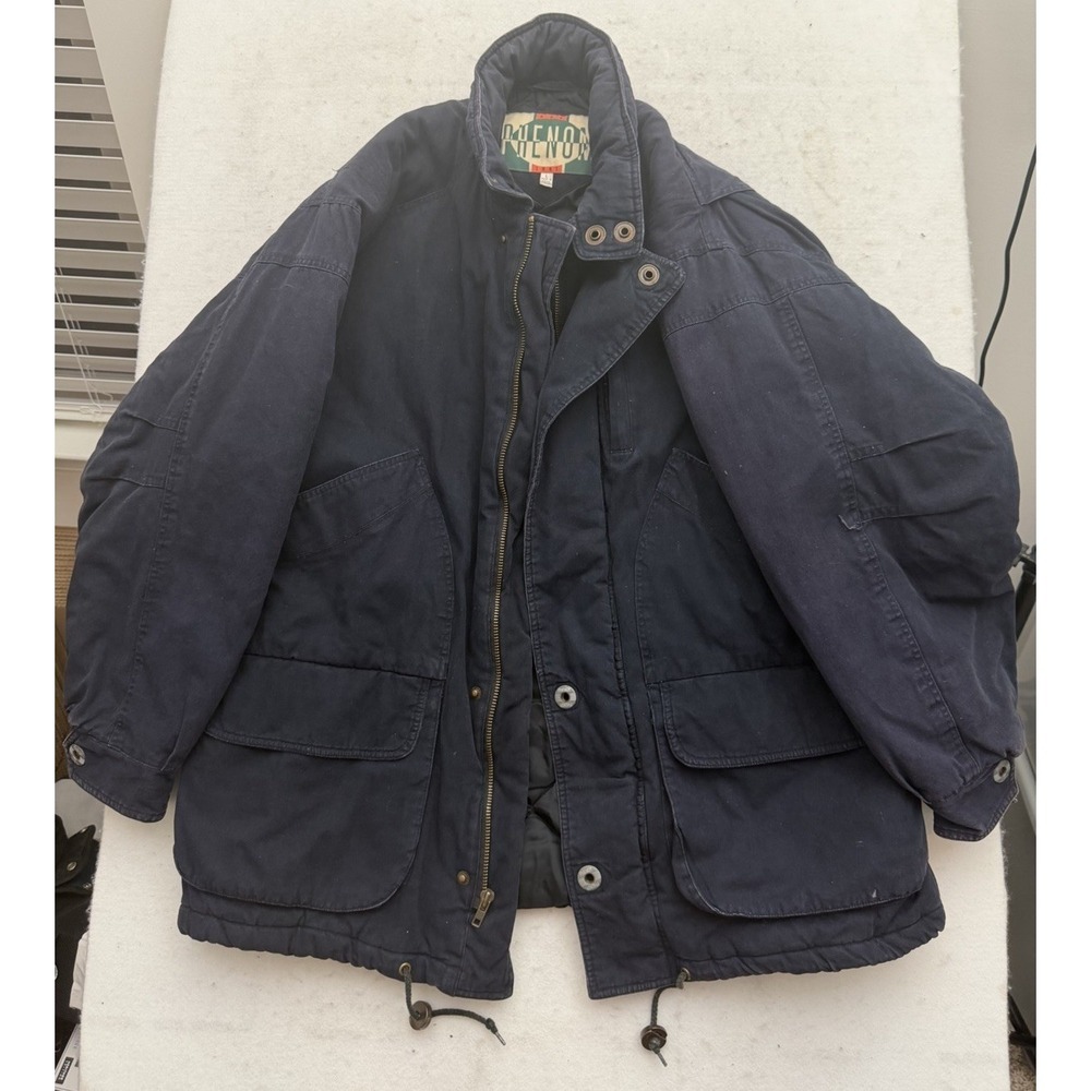 Vintage Quilted‎ Barn Chore Jacket Men's L Phenom Blue Cotton 90s NICE CONDITION